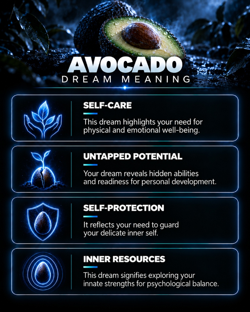 Avocado Dream Meaning Infographic