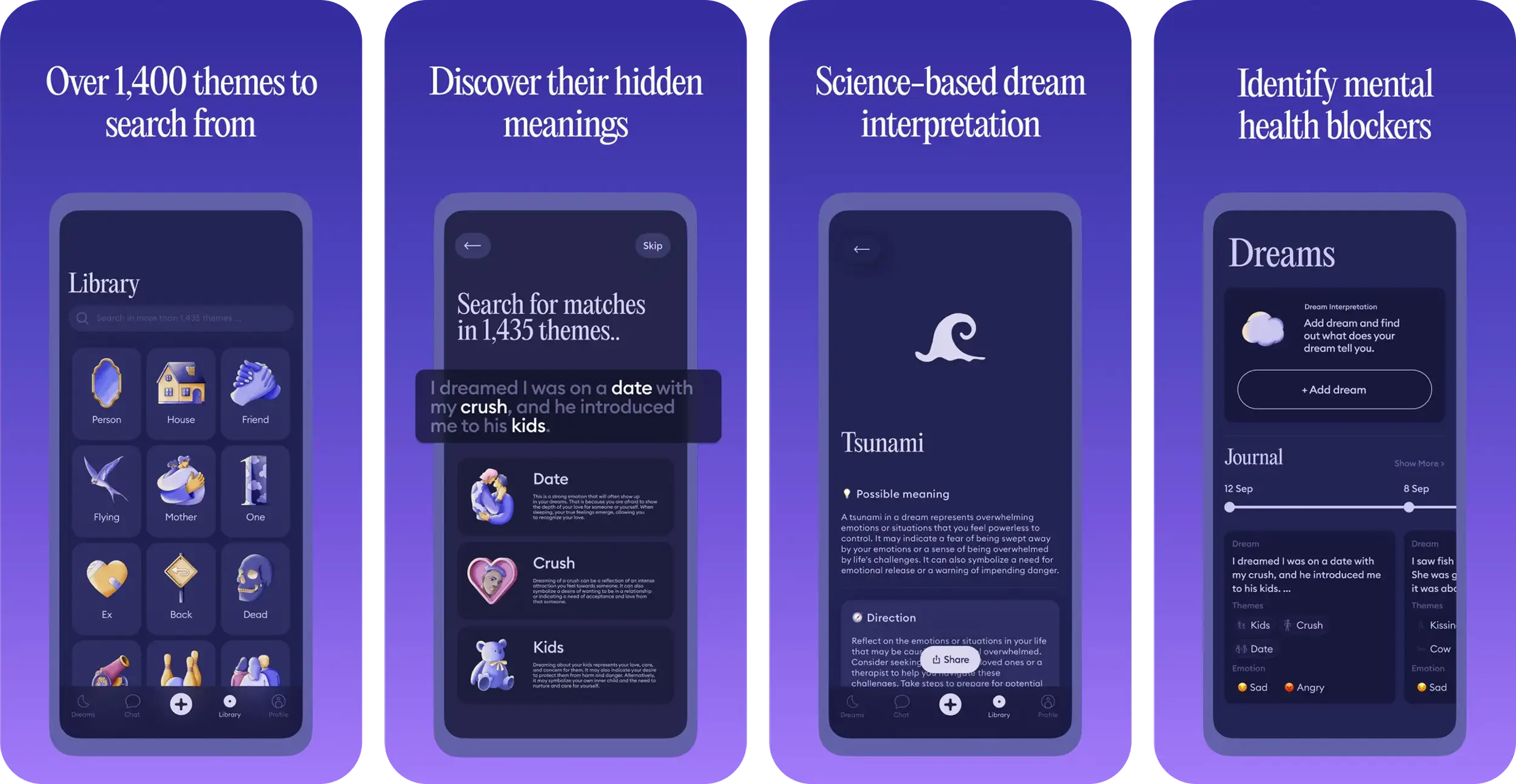 DreamApp Screenshots Mobile