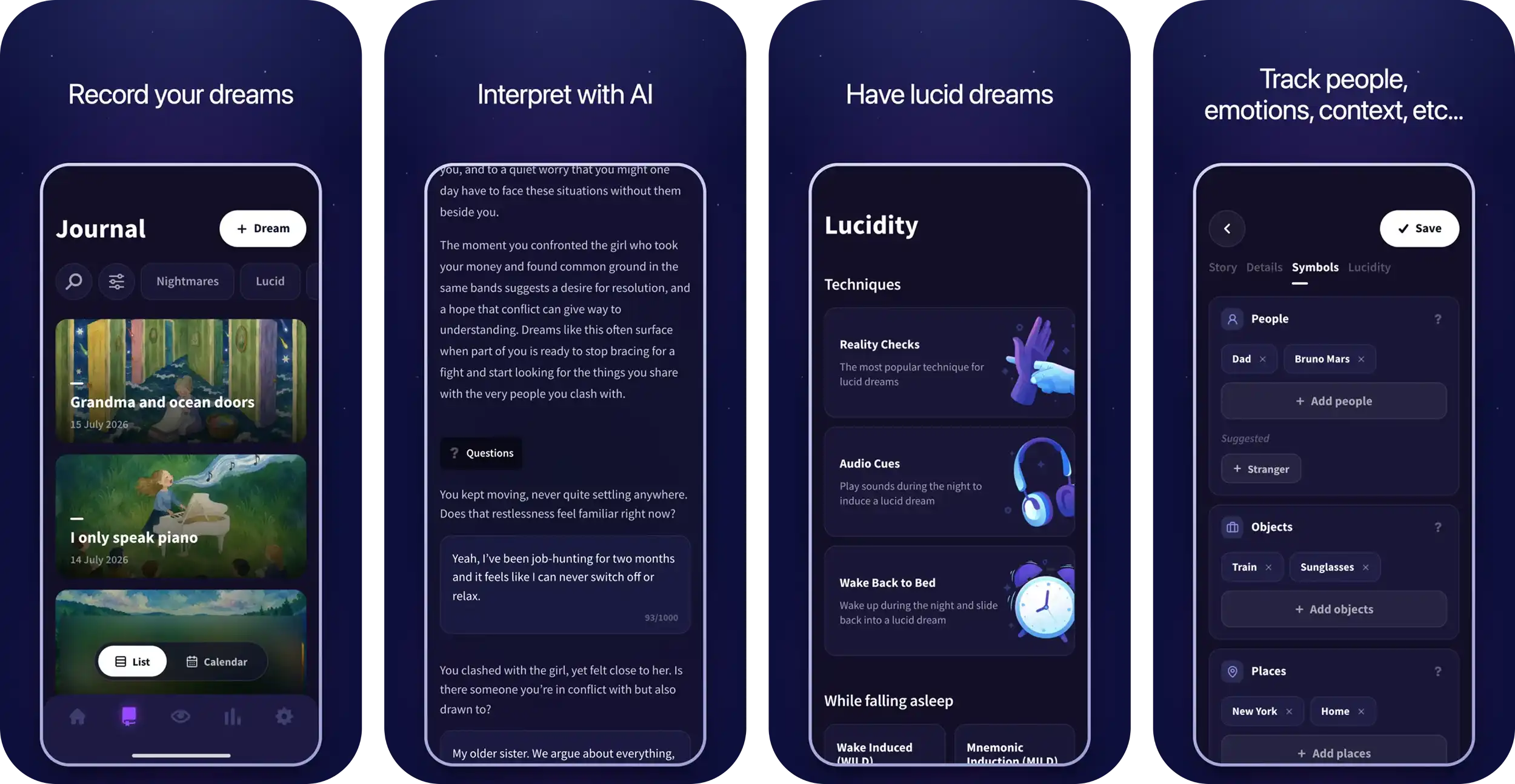 Oniri Screenshots Mobile